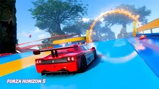 Forza Horizon 5 Hot Wheels Danger Sign Forest Leap & Seasonal Championship Surf's Up