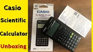 Casio FX 82-ES plus 2nd edition calculator unboxing | trying for the first time 