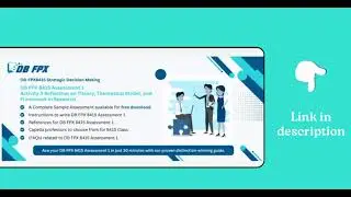 DB-FPX8415 Strategic Decision Making