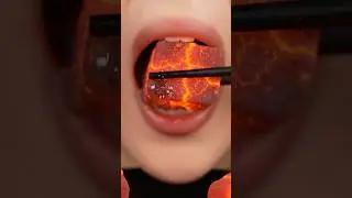 Eating Lava Cubes 😍🌋 #lava #mukbang #asmr #asmrsounds #asmrvideo #aiasmr #foodasmr #eatingasmr #ai