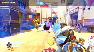 Zarya Highlight when playing with YourOverwatch