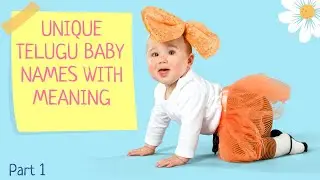 popular telugu baby names for boys and girls - with meaning