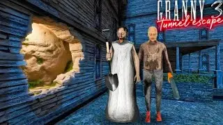Granny 3 Remake Tunnel Escape grandpa granny game hindi granny wala cartoon ki video