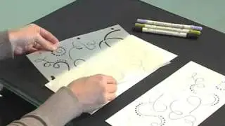 Scrapbook.TV - How to Use a Doodling Template