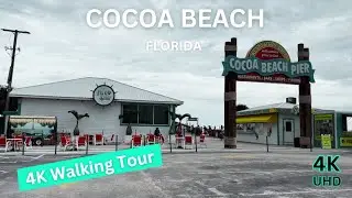4K Walk at Cocoa Beach Pier | Cocoa Beach, Florida