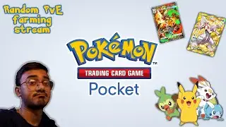 Pokemon TCGP w/ Shlok on Twitch! Farming pack hourglasses & events! [Live On Twitch]