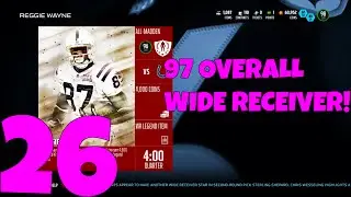 LEGEND REGGIE WAYNE! 96 OVERALL INDIANAPOLIS COLTS CHALLENGE! - MUT 16 SOLO CHALLENGES EP. 26