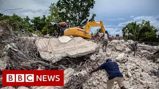Storm Grace complicates Haiti quake rescue efforts - BBC News