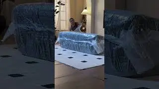Here's an unboxing video of the couch, packaged via compression #home #sofa #furniture #unboxing