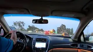 lincoln mkz interior light driving at night
