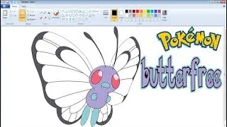 Drawing BUTTERFREE | Pokemon MS paint