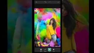 Holi photo editing oil picsart #holi #short #sortHoli photo #editing and #holi #shorts #sort #viral