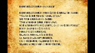 Rahvahis eronnuh da hukku (Karelian - Livvi dialect)