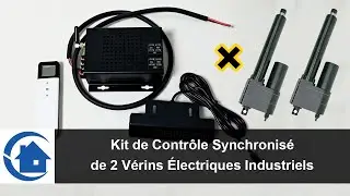 Kit sync. vérins électriques industriels (1 pour 2) : Démo & tutoriel