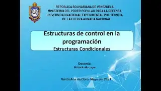 clase de estructuras condicionales