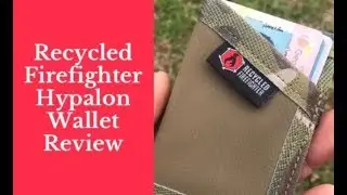 The Sargent from Recycled Firefighter it&rsquo;s an incredible minimalist wallet made from Hypalon