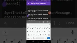 Créé une commande invite tracker (Sur Android sur BDFD )