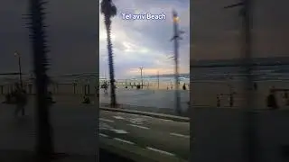 tel aviv Beach #israel #sunset #enjoy #shorts #shortvideo #youtubeshorts #youtube #viralvideo #video