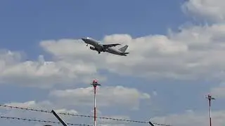 HuAF Airbus A319 takeoff