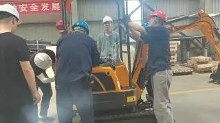 Bonovo China DigDog mini excavator Package delivery part 1