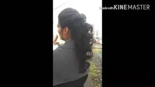 Bruidskapsel grote vlecht