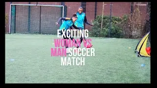 Epic 1v1 Showdown: Female Soccer Player vs. Skills Master!