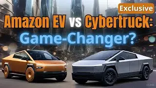 AMAZON-EV-VS-CYBERTRUCK&ndash;WHO-WINS? 🚚💥#electrictruck #AntiCyberTruck #NewEV
