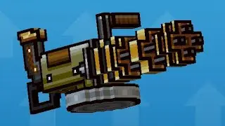 A SECRET MINIGUN FROM THE WILD WEST?! | Hand Gatling Review. Pixel Gun 3D.