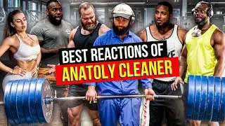 BEST TOP 5 VIDEO REACTIONS of ANATOLY CLEANER | Elite Powerlifter  CLEANER in Gym Pranks