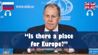 Лавров о том, почему Европе нельзя доверять в отношении Украины