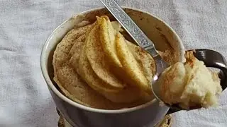 Apple Cinnamon Mug Cake No Egg In 2 Minutes | Simple Dessert In A Cup