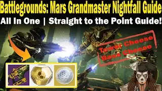 Destiny 2 | Heist Battlegrounds: Mars Grandmaster Nightfall Guide | FAST & EASY to follow Guide