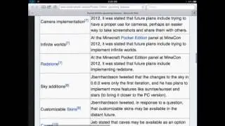 Minecraft PE 0.7.0 Update Video