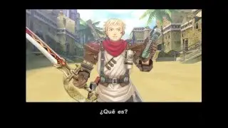 Rogue Galaxy - First Chapter - Seven Star Desert Seeker Sword cutscene
