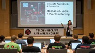 I Teach Minecraft Like a Real Course &ndash; Mechanics, Logic, and Problem Solving