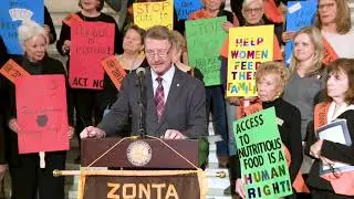 Zonta Says NO to Food Insecurity 11/17/25 - Sen Vogel