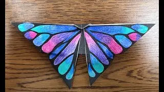 How to create an origami butterfly based on template by It&rsquo;s Always Autumn