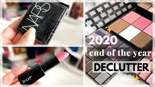 FINAL DECLUTTER OF 2020: Makeup I'm Decluttering from November & December (SO MANY PRODUCTS!)