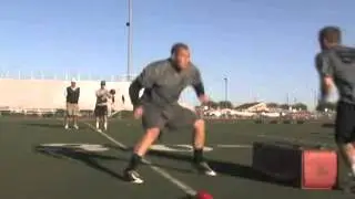 Chris Pousson Snappers Workout at Coach Zauner's 2012 College Senior Combine