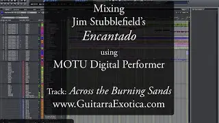 Mixing Across the Burning Sands in MOTU Digital Performer 9