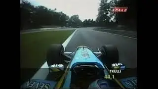 Monza 2002 F1 FP2: Trulli partial onboard lap (Natural audio) [AI-enhanced]