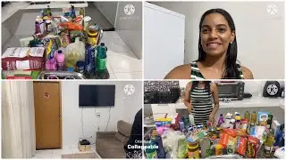 ROTINA PÓS TRABALHO/ ORGANIZAÇÃO DA COMPRA DO MÊS 👩🏽‍❤️‍👨🏽