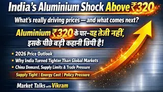 ₹320 के पार Aluminium Rally: 2026 Outlook, China cap, energy cost, US tariffs और India demand का सच