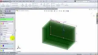 Patterning Planes in SolidWorks (Linear and Circular)