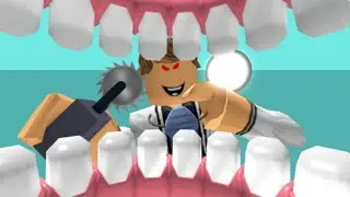 Aku bermain game roblox escape the Dentist obby😥