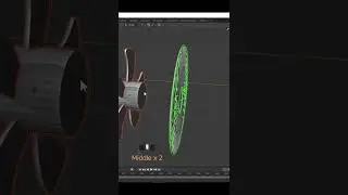 3d table fan modeling part03-mds design #shorts 🎈