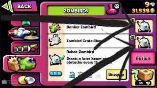 Zombie Tsunami Super Eggs Robot-Zombird  Shoots Laser Beam Every 15 Seconds At Obstacles