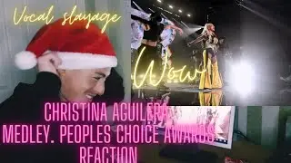 Christina Aguilera Medley. People's Choice Awards & Speech Reaction