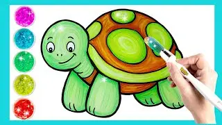 Cute Sea Turtle Animation 🐢 | Ocean Fun for Kids