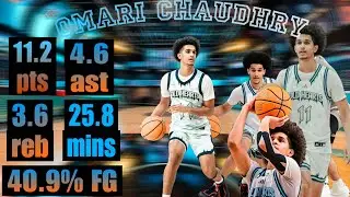 Omari Chaudhry OTE Cold Hearts Season Highlights 2024-25 | 11.2 Pts, 4.6 Ast, 3.6 Reb, 40.9% FG